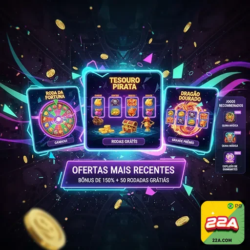 Imagem da página inicial do 22a, mostrando um ambiente moderno e acolhedor.